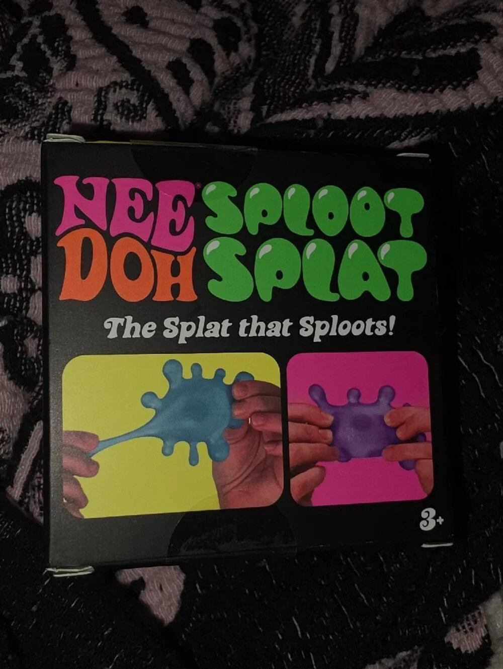 Nee Doh Splooot Splat Blue Stress Toy